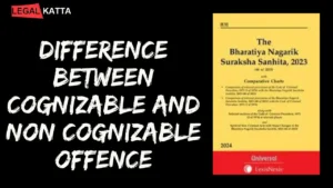 difference between cognizable and non cognizable offence,